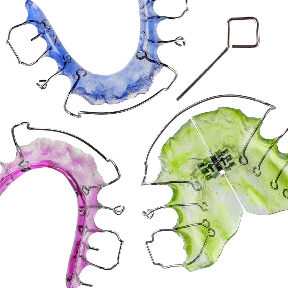 Image of 3 orthodontic retainers