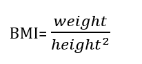 Body Mass Index Formula