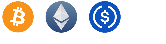 Curyptocurrency Acceptance - Bitcoin, Etherium, USDC, and more ...